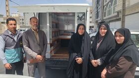 بازدید مسئولین استانی از کتابخانه های سیار