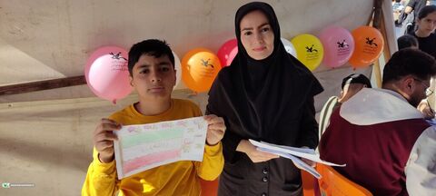 حضور موثر کانون پرورش فکری کودکان و نوجوانان کردستان در همایش بزرگ پیاده‌روی به مناسبت سالگرد سفر مقام معظم رهبری و هفته جوانی جمعیت