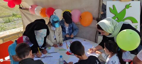 حضور موثر کانون پرورش فکری کودکان و نوجوانان کردستان در همایش بزرگ پیاده‌روی به مناسبت سالگرد سفر مقام معظم رهبری و هفته جوانی جمعیت