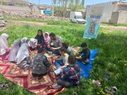 اردوی ویژه روز جهانی کتابخانه‌های سیار در شهرستان چاراویماق