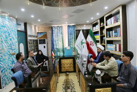 دیدار مدیرکل کانون استان بوشهر با مدیر کانون نخبگان آفتابگردان