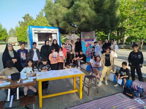 ویژه‌برنامه روز جهانی کتابخانه‌های سیار کانون پرورش فکری کودکان و نوجوانان استان آذربایجان غربی