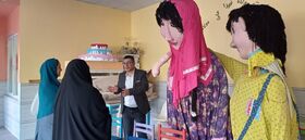 بازدید معاون مرکز تولید تئاتر کانون از مراکز 3 و 6 همدان