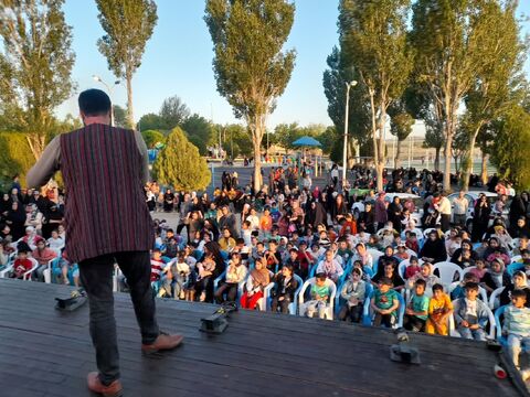 تماشاخانه سیار در فراهان_مرکزی