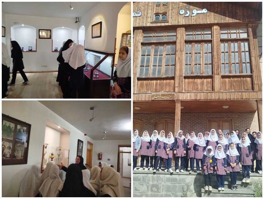 اعضای کانون نمین در بازدید از موزه صارمالسلطنه با میراث فرهنگی آشنا شدند