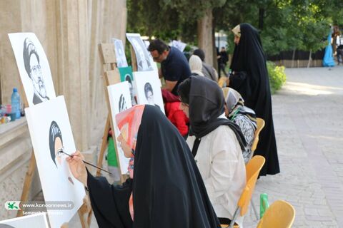 گرامیداشت شهید آیت‌الله رئیسی با هنر کودکان و نوجوانان شیرازی در کانون فارس