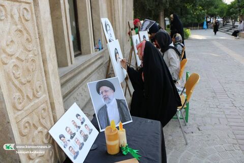 گرامیداشت شهید آیت‌الله رئیسی با هنر کودکان و نوجوانان شیرازی در کانون فارس