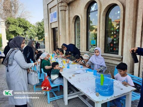 گرامیداشت شهید آیت‌الله رئیسی با هنر کودکان و نوجوانان شیرازی در کانون فارس
