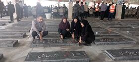 تجدید میثاق با شهیدان مسئولان کانون کرمانشاه به مناسبت سوم خرداد