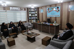 مدیرکل کانون استان بوشهر با رئیس عقیدتی سیاسی پایگاه هوایی شهید یاسینی دیدار کرد