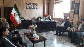 دیدار مدیرکل کانون استان با فرماندار شهرستان گناباد