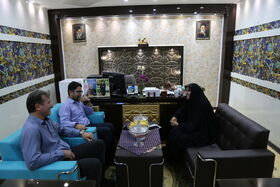دیدار مدیرکل کانون استان بوشهر با مدیر روابط عمومی پتروشیمی مرجان