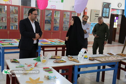 نمایشگاه نقاشی و کاردستی «من و محیط زیست» در بوشهر افتتاح شد