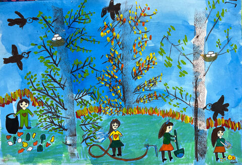 زینب حمیدی 9 ساله از خوزستان