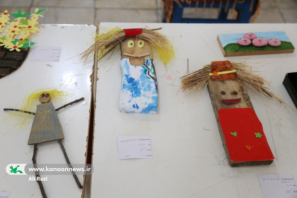 نمایشگاه نقاشی و کاردستی «من و محیط زیست» در بوشهر افتتاح شد