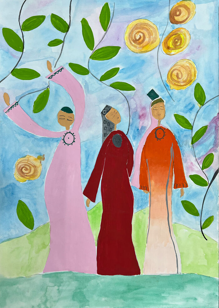 نمایشگاه نقاشی نوجوان گلستانی در بخارست، پایتخت رومانی