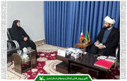 مدیرکل کانون استان اردبیل برای گسترش فعالیت‌های فرهنگی با مسئولان بخش جعفرآباد مغان دیدار کرد