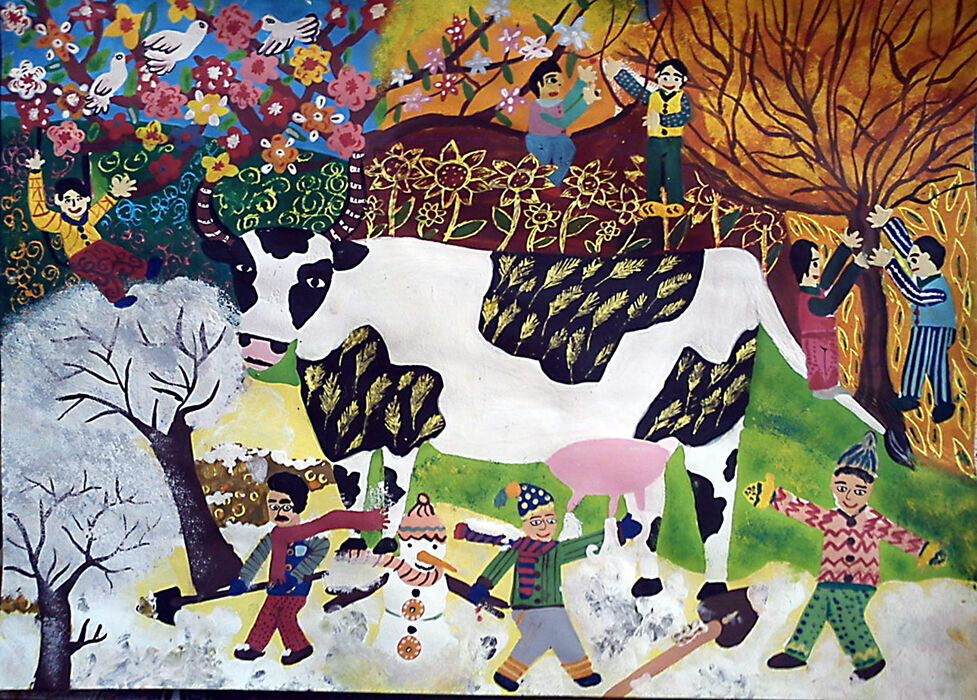 چهار نقاشی از اعضای کانون اردبیل در بخارست به نمایش درآمد