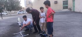 برگزاری کارگاه ماموریت مریخ همراه با پرتاب موشک های آبی در مرکز شماره ۳ بندرعباس