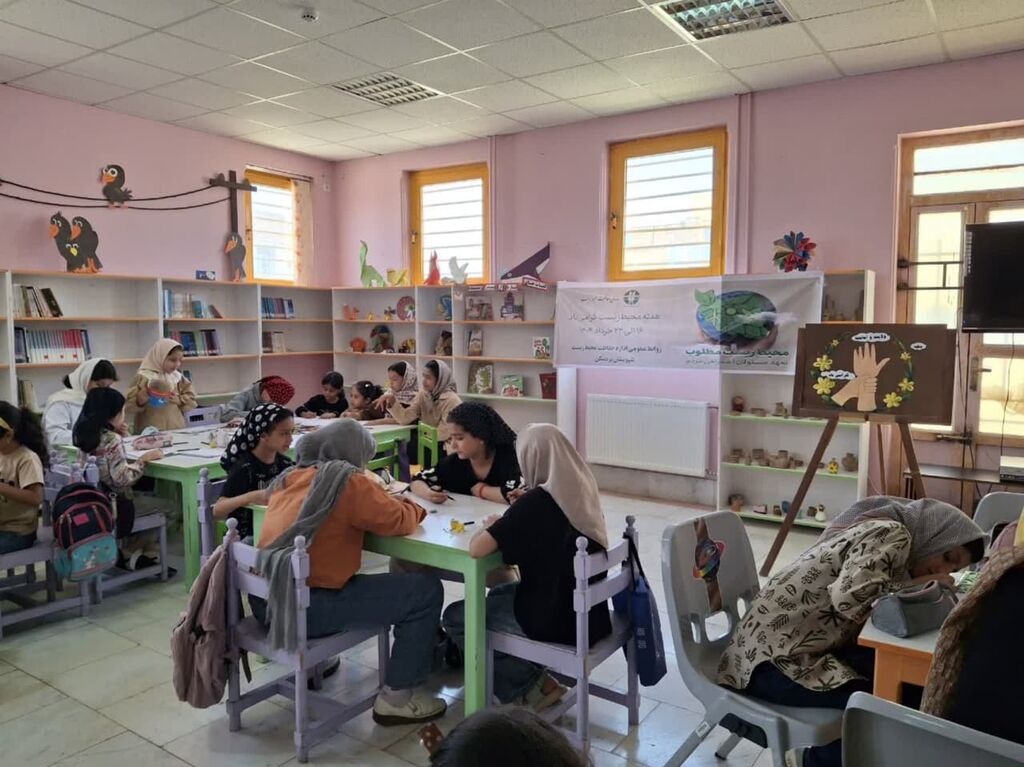 گرامیداشت هفته محیط زیست در مرکز فرهنگی بردسکن