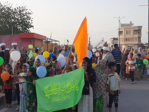 کاروان شادی غدیر در کانون پرورش فکری هرمز به راه افتاد