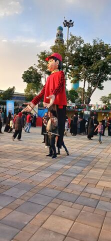 غول پیکر در نمایشگاه غدیر_مرکزی