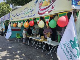 غرفه کانون پرورش فکری کودکان و نوجوانان کهگیلویه و بویراحمد در جشن بزرگ غدیر یاسوج