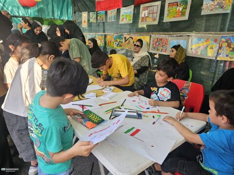 غرفه کانون پرورش فکری کودکان و نوجوانان کهگیلویه و بویراحمد در جشن بزرگ غدیر یاسوج