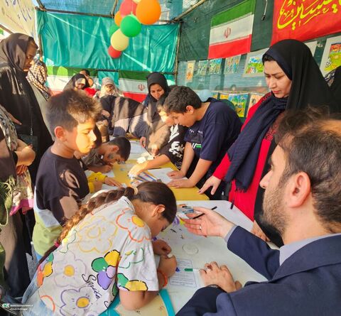 غرفه کانون پرورش فکری کودکان و نوجوانان کهگیلویه و بویراحمد در جشن بزرگ غدیر یاسوج