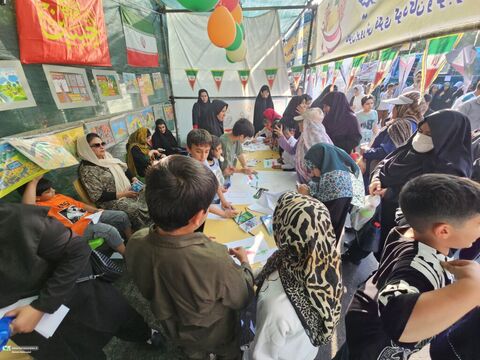 غرفه کانون پرورش فکری کودکان و نوجوانان کهگیلویه و بویراحمد در جشن بزرگ غدیر یاسوج