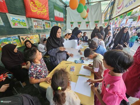 غرفه کانون پرورش فکری کودکان و نوجوانان کهگیلویه و بویراحمد در جشن بزرگ غدیر یاسوج