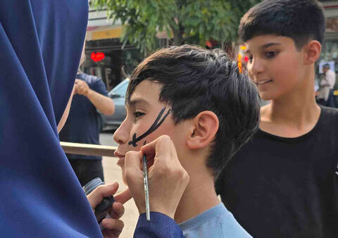 موکب فرهنگی هنری مراکز  کانون مشگین‌شهر در راهپیمایی حماسی عید غدیر خم