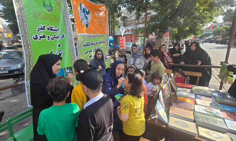 موکب فرهنگی هنری مراکز  کانون مشگین‌شهر در راهپیمایی حماسی عید غدیر خم