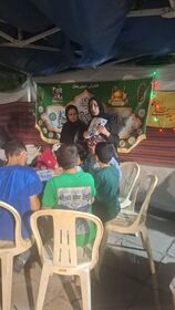 غرفه شادیانه غدیری کانون پرورش فکری در شهر تفرش