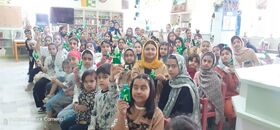 جشن غدیر اعضای کانون پرورش فکری در شهر داودآباد