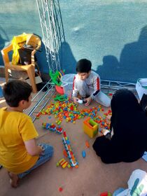 ایستگاه نقاشی کانون استان مرکزی در شهر قورچی باشی