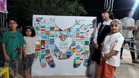 کودکان بوانات عشق به میهن را به تصویر کشیدند