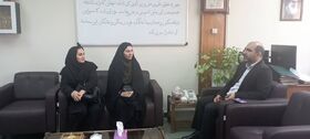 نشست سرپرست کانون کرمانشاه با مدیرکل صدا و سیمای استان