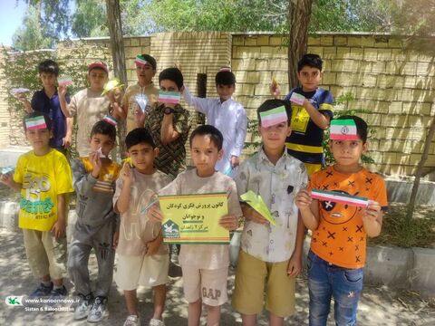 مربیان کانون پرورش فکری سیستان و بلوچستان در کنار کودکان و نوجوانان در روزهای سخت کشور