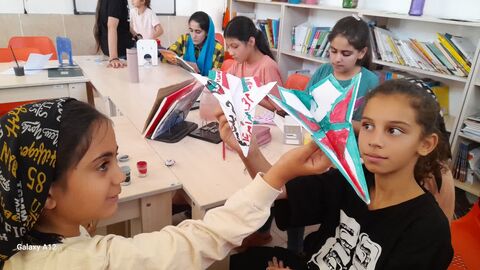 مشارکت اعضای کانون خوزستان در «پویش حریفت منم» با ساخت موشک کاغذی