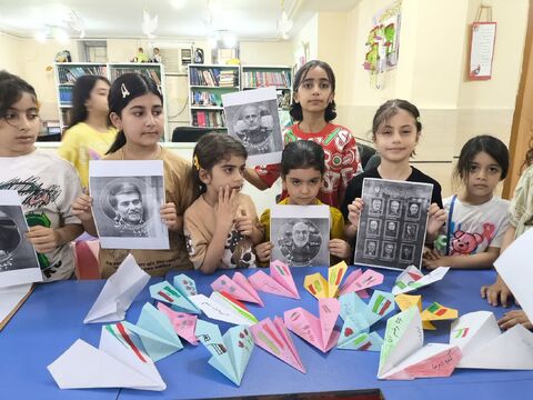 مشارکت اعضای کانون خوزستان در «پویش حریفت منم» با ساخت موشک کاغذی