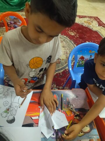 مشارکت اعضای کانون خوزستان در «پویش حریفت منم» با ساخت موشک کاغذی