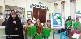 ویژه برنامه بیابان زدایی در کانون پرورش فکری داودآباد