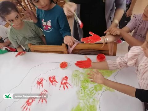 پویش «سرفراز باشی میهن من» مراکز کانون پرورش فکری کودکان و نوجوانان استان کردستان به روایت تصویر
