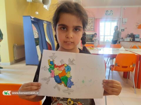 پویش «سرفراز باشی میهن من» مراکز کانون پرورش فکری کودکان و نوجوانان استان کردستان به روایت تصویر
