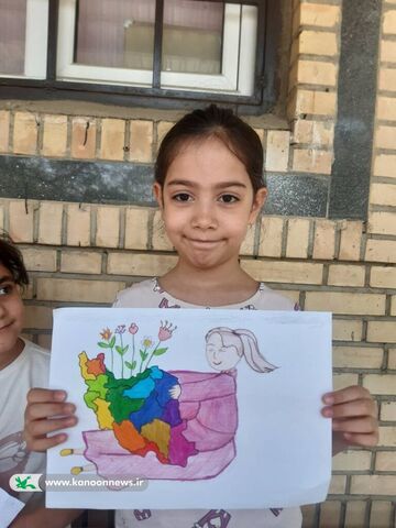 پویش «سرفراز باشی میهن من» مراکز کانون پرورش فکری کودکان و نوجوانان استان کردستان به روایت تصویر