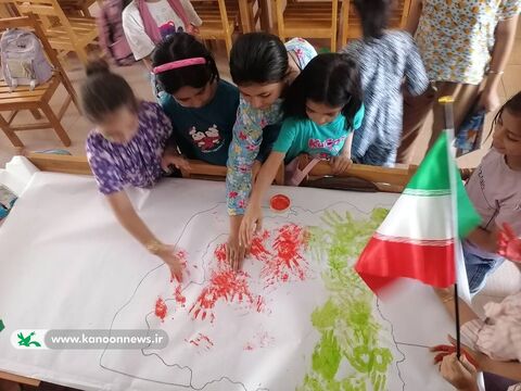 پویش «سرفراز باشی میهن من» مراکز کانون پرورش فکری کودکان و نوجوانان استان کردستان به روایت تصویر