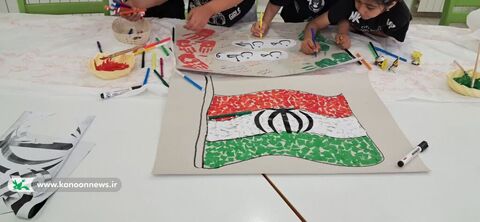 پویش «سرفراز باشی میهن من» مراکز کانون پرورش فکری کودکان و نوجوانان استان کردستان به روایت تصویر