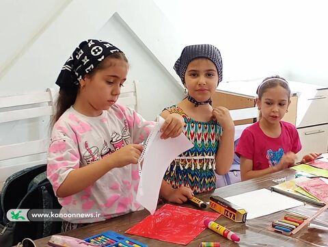 پویش «سرفراز باشی میهن من» مراکز کانون پرورش فکری کودکان و نوجوانان استان کردستان به روایت تصویر