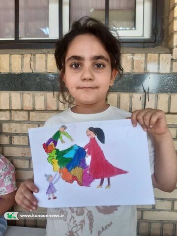 پویش «سرفراز باشی میهن من» مراکز کانون پرورش فکری کودکان و نوجوانان استان کردستان به روایت تصویر